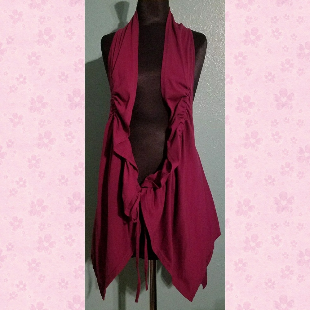 Ruched vest